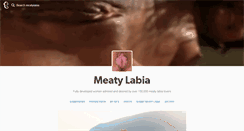 Desktop Screenshot of meatylabia.com