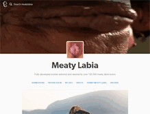 Tablet Screenshot of meatylabia.com